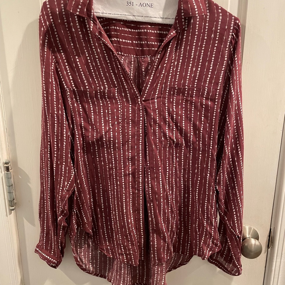 Anthropologie Cloth & Stone womens S button down blouse